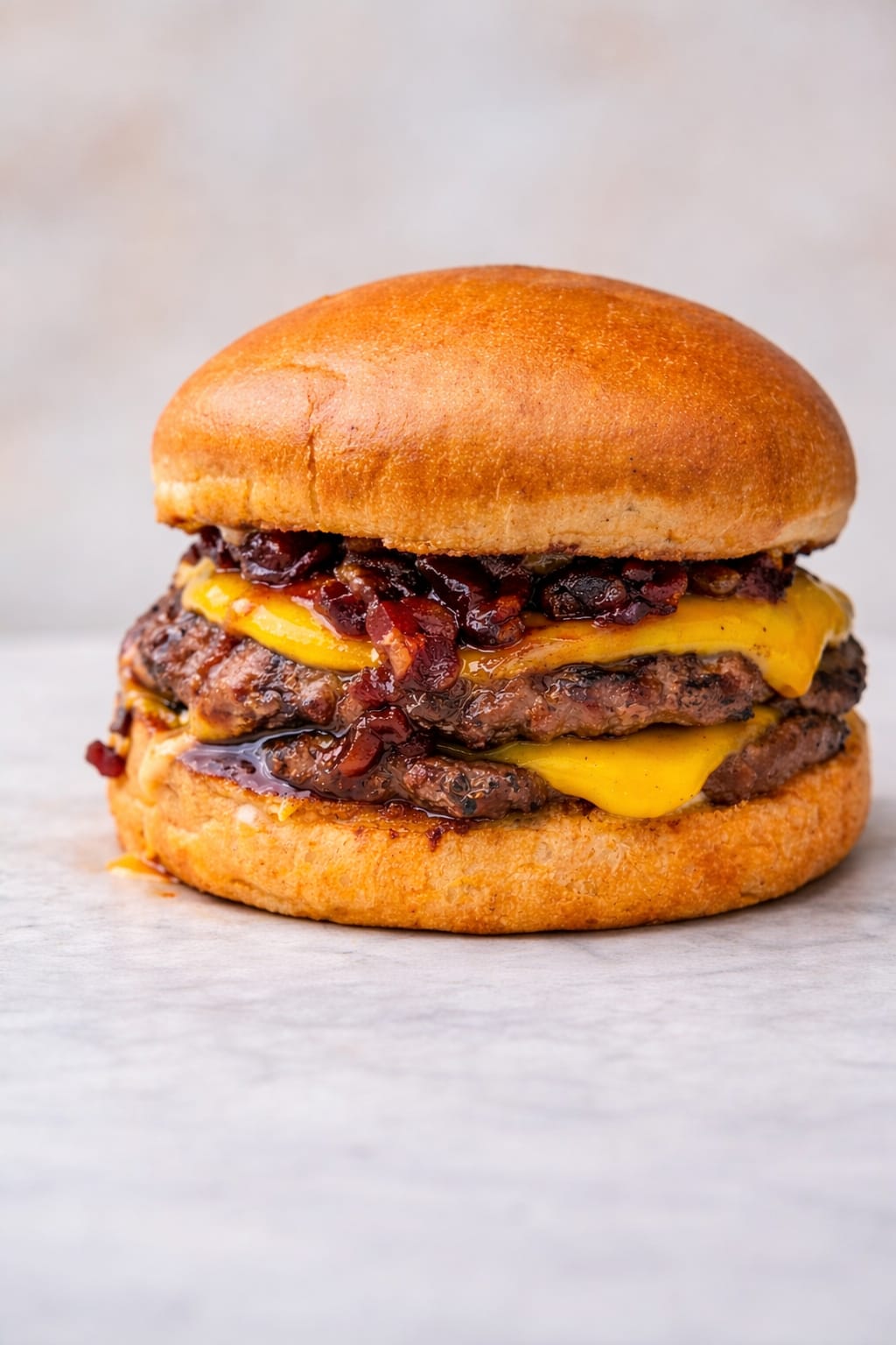 La Que Buena Burger — La insignia de la casa